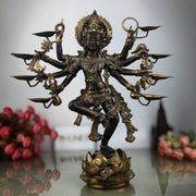 Nataraja Ashtabhujadhari Shiva Idol