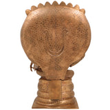 Handcrafted Bronze Panchaloha Lord Narasimha Idol – 37cm Yoga-Narasimha Murti | Traditional South Indian Wax Casting | Divine Narasingha Statue for Puja & Home Decor,Gold, 15 Inch, 1 Piece