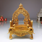 Brass Chowki with Prabhavali