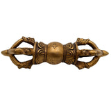 Brass Dorje, Tantric Ritual Instrument - Varja Tibet Rare Vajra Handmade Dorje Ritual Himalayan Meditation Tibetan Buddhism Vajrayana Nepal Tibetan