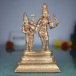 Handcrafted Panchaloha Bronze Shiva Parvathi Idol