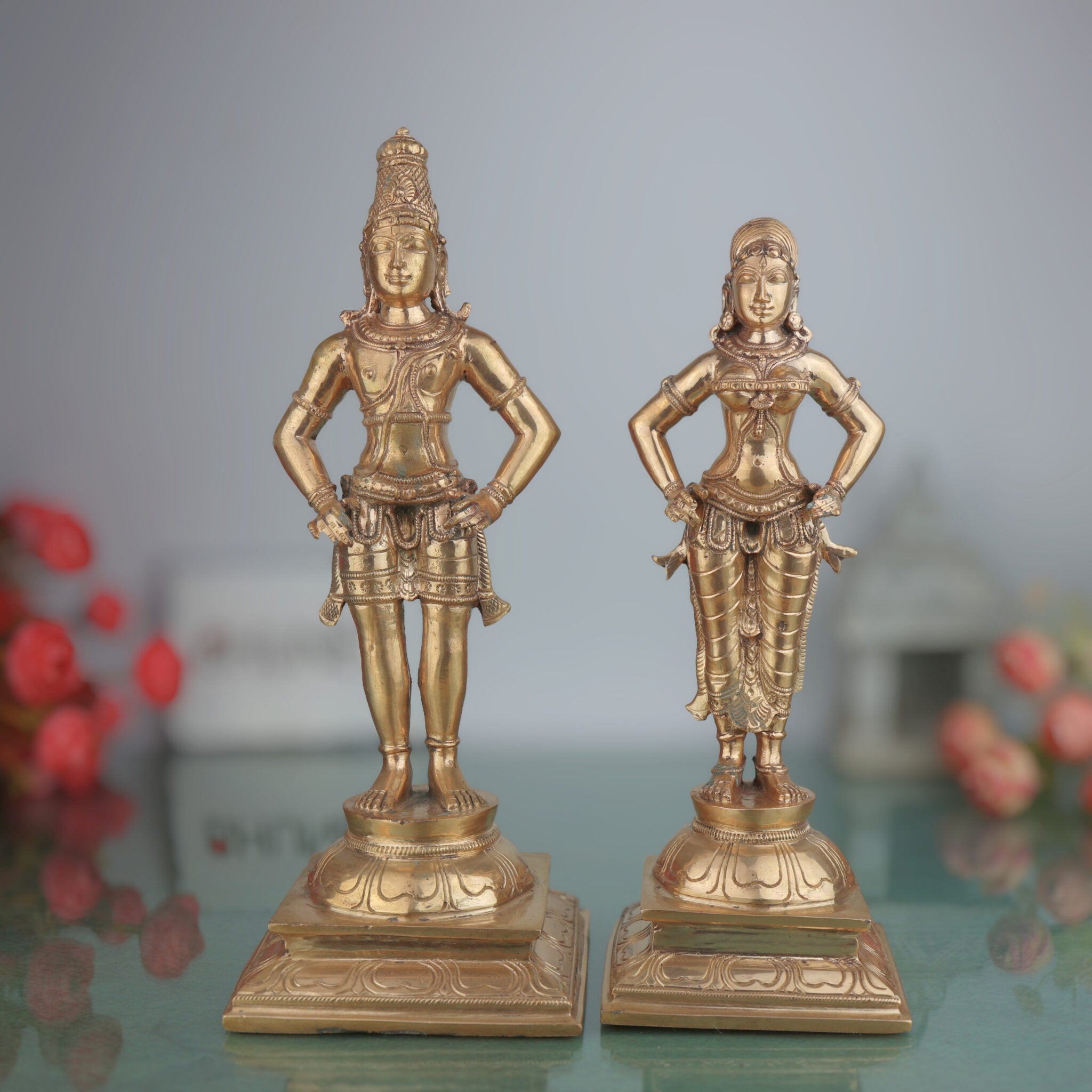 Panchaloha Vitthal Rukmini Idol