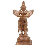 Handmade Panchaloha Garuda Dev Idol – Bronze Vishnu Vahana Murti | Suparna, Garuda Swamy, Khageshwara Sculpture for Temple & Home Décor,Gold, 4 Inch, 1 Piece