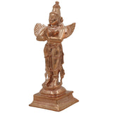 Handmade Panchaloha Garuda Dev Idol – Bronze Vishnu Vahana Murti | Suparna, Garuda Swamy, Khageshwara Sculpture for Temple & Home Décor,Gold, 4 Inch, 1 Piece
