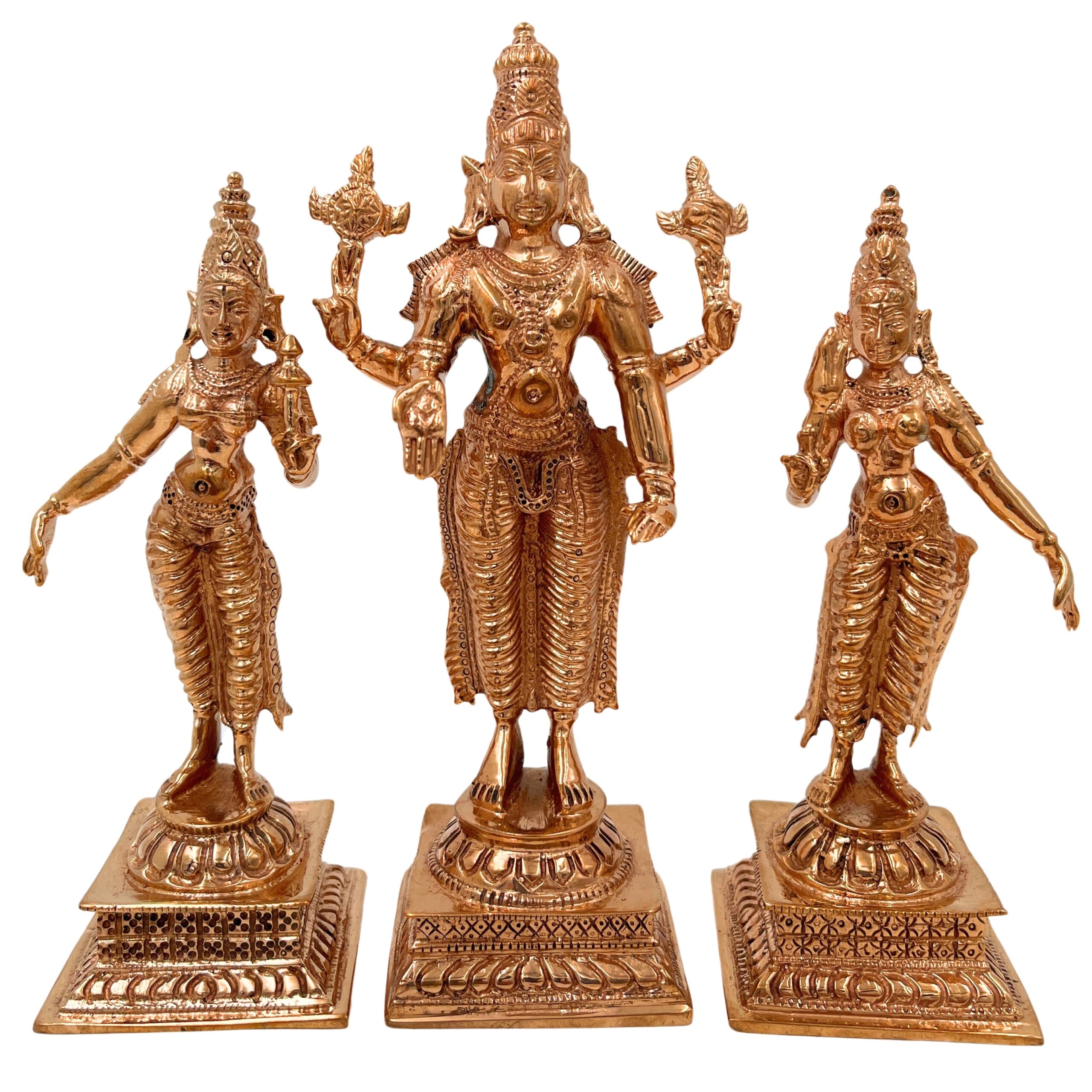 Vishnu with Sridevi Bhudevi