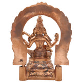 Handcrafted Panchaloha Bronze Saraswati Idol | Traditional Saraswati Murti, Goddess of Knowledge, Veena Saraswati Statue for Puja & Home Decor,Gold, 6 Inch, 1 Piece