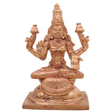 Handcrafted Panchaloha Mahalakshmi Idol | Bronze Sri Lakshmi | Maha Laxmi | Kamala Devi Murti for Pooja & Home Decor,Gold, 5.5 Inch, 1 Piece