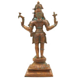 Bronze Lord Shiva Idols, Shiv Statue, Shankar Murti, Home Decor, Showpiece,Brown, 13 Inch, 1 Piece