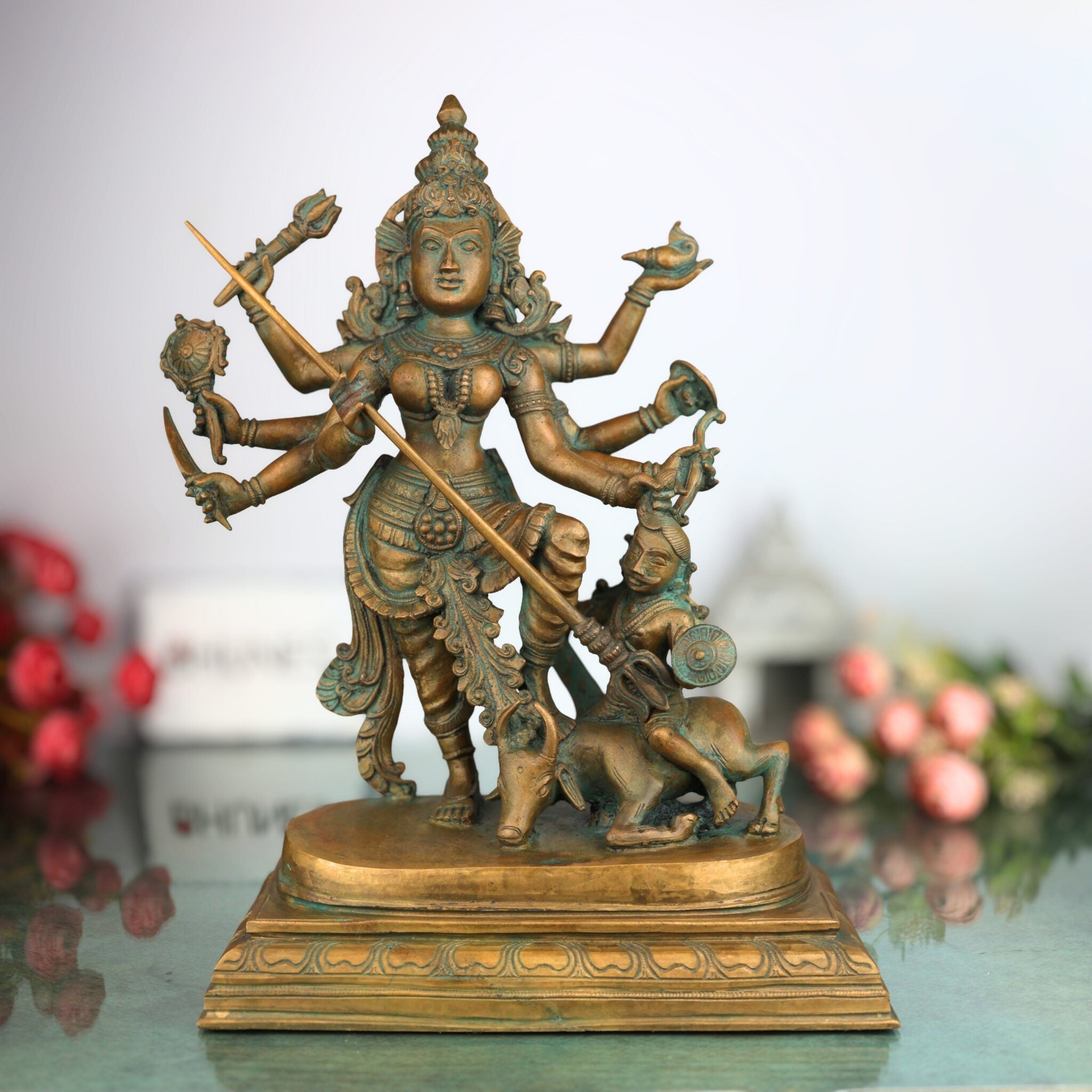 Handcrafted Bronze Durga Devi Idol