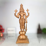 Handcrafted Bronze Panchaloha Vishnu Idol