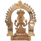 Handcrafted Bronze Mariamman Idol – Panchaloha Karumari Amman | Muthu Mariamman | Samayapuram Grama Devata Statue for Pooja & Temple Decor
