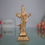 Handcrafted Bronze Panchaloha Shani Dev Idol