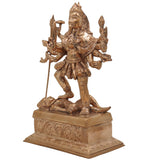 Handcrafted Bronze Mahakali Idol | Panchaloha Kalika Devi Murti | South Indian Chola Art Kali Maa Statue for Home Temple & Puja