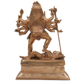 Handcrafted Bronze Mahakali Idol | Panchaloha Kalika Devi Murti | South Indian Chola Art Kali Maa Statue for Home Temple & Puja