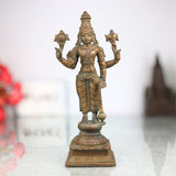 Handcrafted Panchaloha Bronze Vishnu Idol