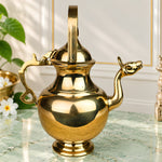 Brass Water Loota Kamandal with Gomukh, Kalash, Jal Lota, Pooja Cambu, Lotiya, Gangajali, Stoup