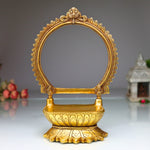 Brass Chowki with Prabhavali