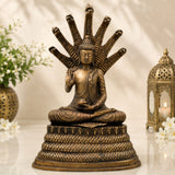 Brass Buddha Idol 