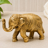 Brass Elephant Idol