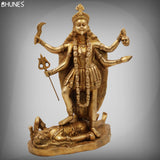 Handcrafted Brass Mahakali Idol