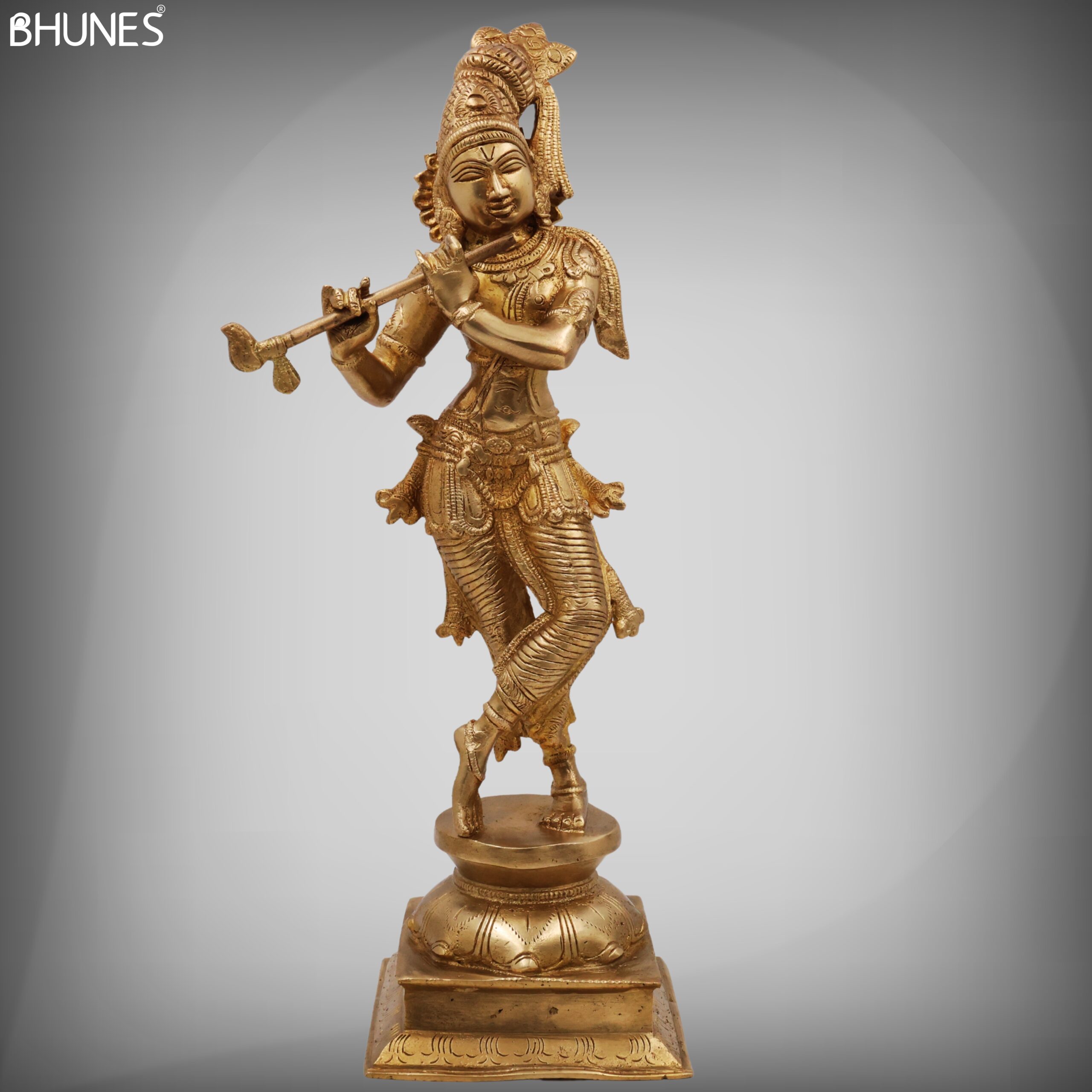 Brass Krishna Idol