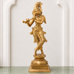 Brass Krishna Idol