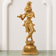 Brass Krishna Idol