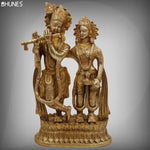 Brass Radha Krishna Idol / Murti / Statue