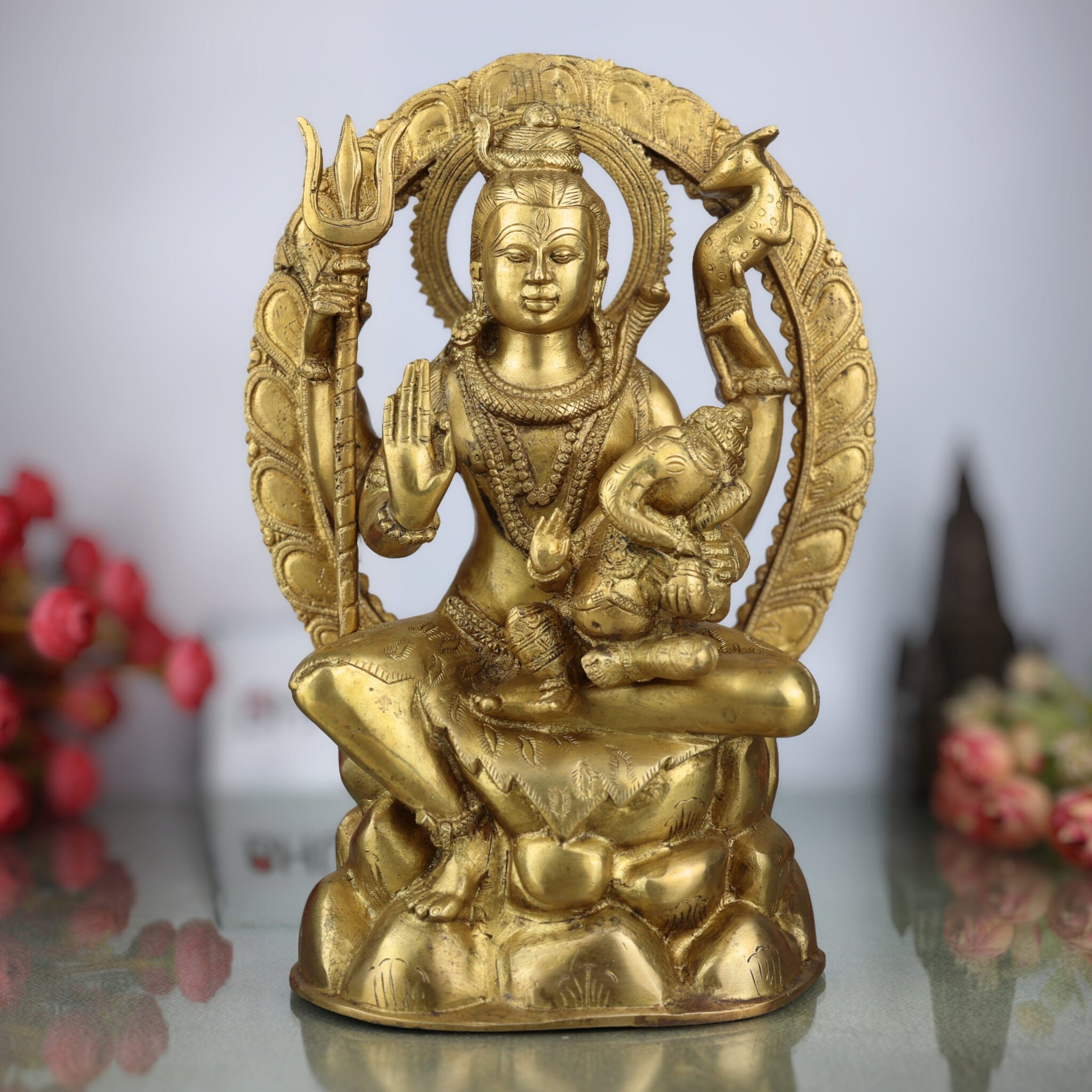 Shiva With Ganesh