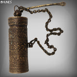 Brass Vintage Chunadani, Antique Betel Lime Paste Box, Chuna Dani, Limebox, Chuna Box