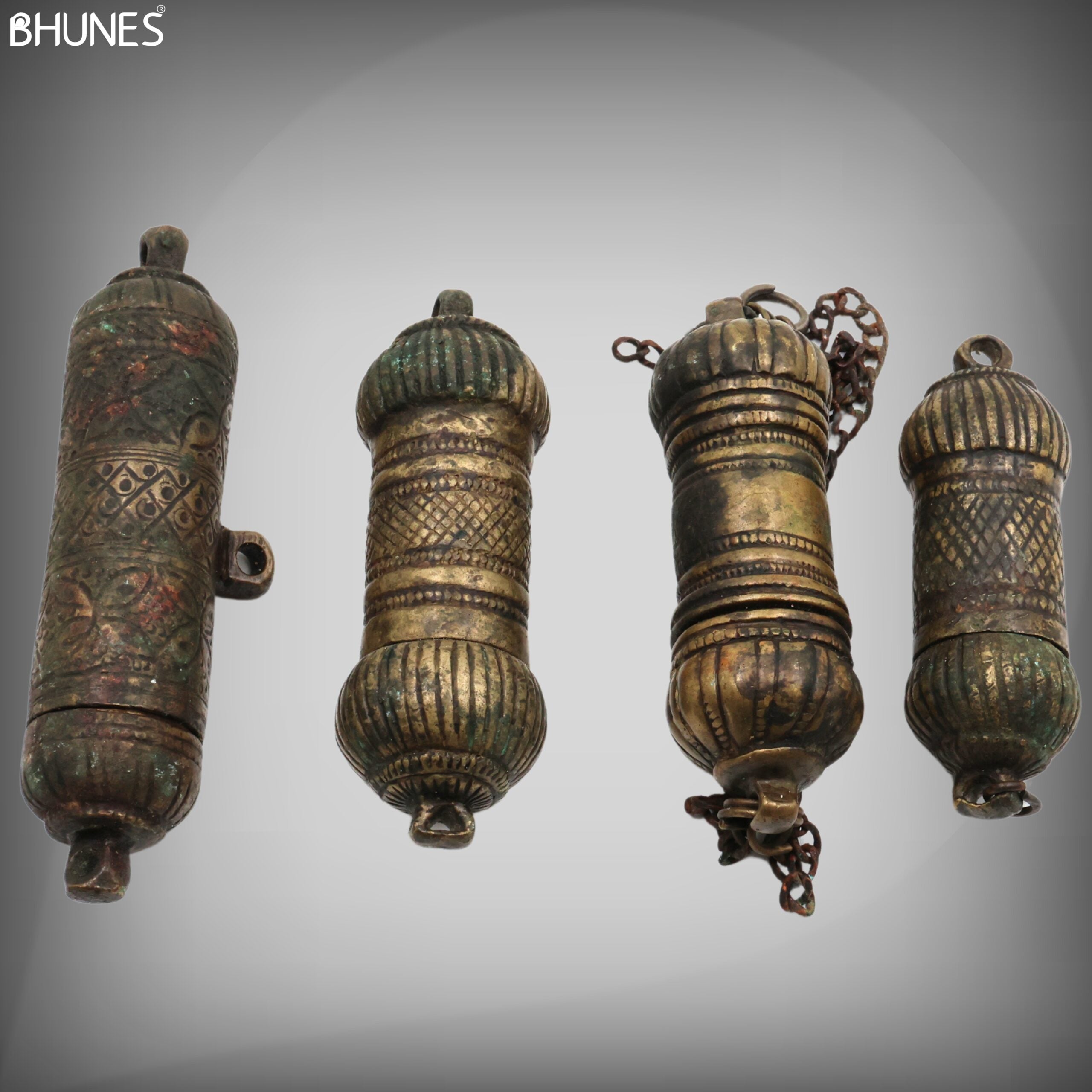 Brass Vintage Chunadani, Antique Betel Lime Paste Box, Chuna Dani, Limebox, Chuna Box