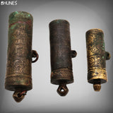 Brass Vintage Chunadani, Antique Betel Lime Paste Box, Chuna Dani, Limebox, Chuna Box