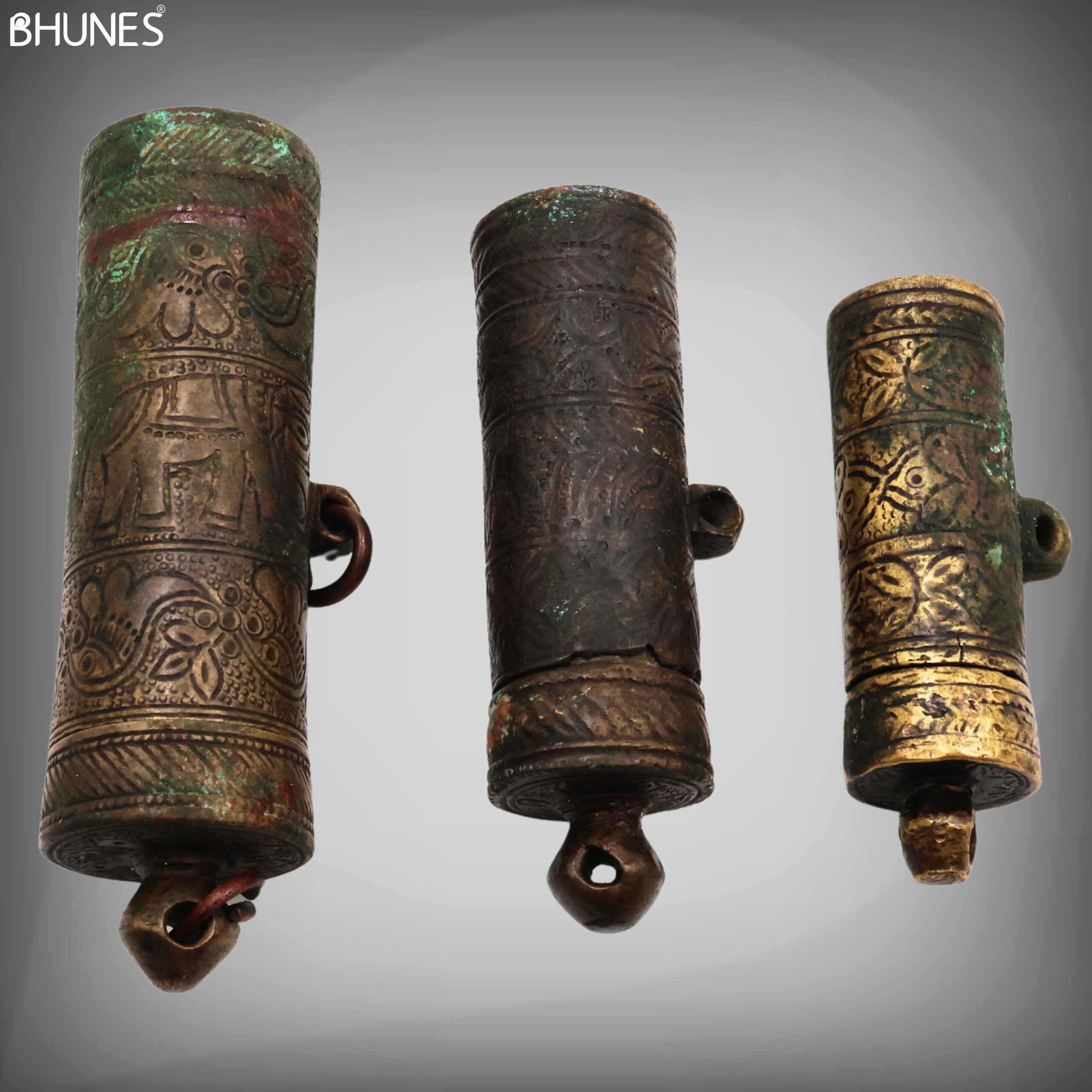 Brass Vintage Chunadani, Antique Betel Lime Paste Box, Chuna Dani, Limebox, Chuna Box