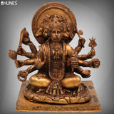 Panchmukhi Hanuman Brass Idol