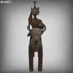 Man on Bull Statue