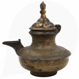 Brass Antique Oil Lamp, Antiques, Lamps, Diya, Deepam For Home Décor, Black, 5.5 Inch, 1 Piece