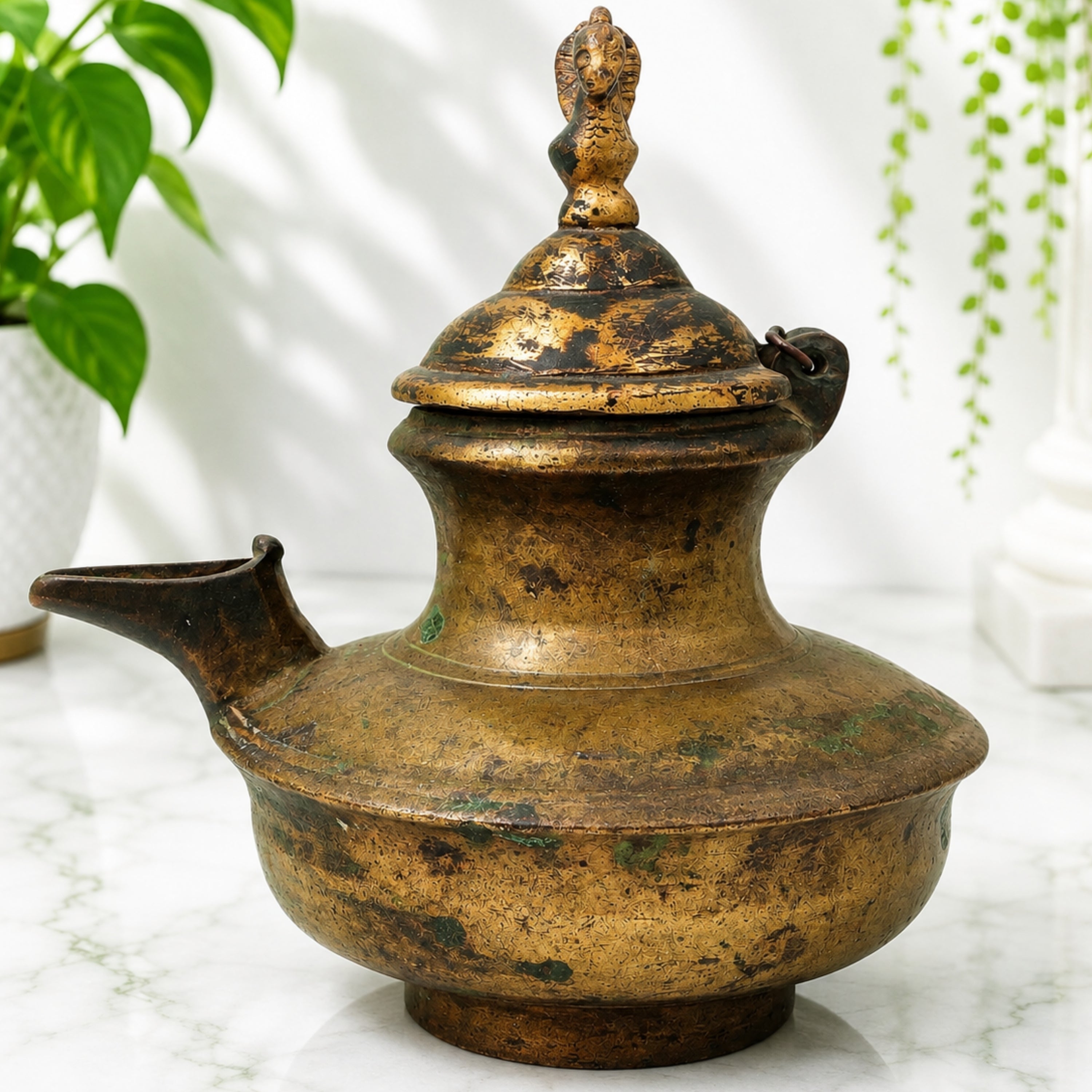 Brass Oil Lamp