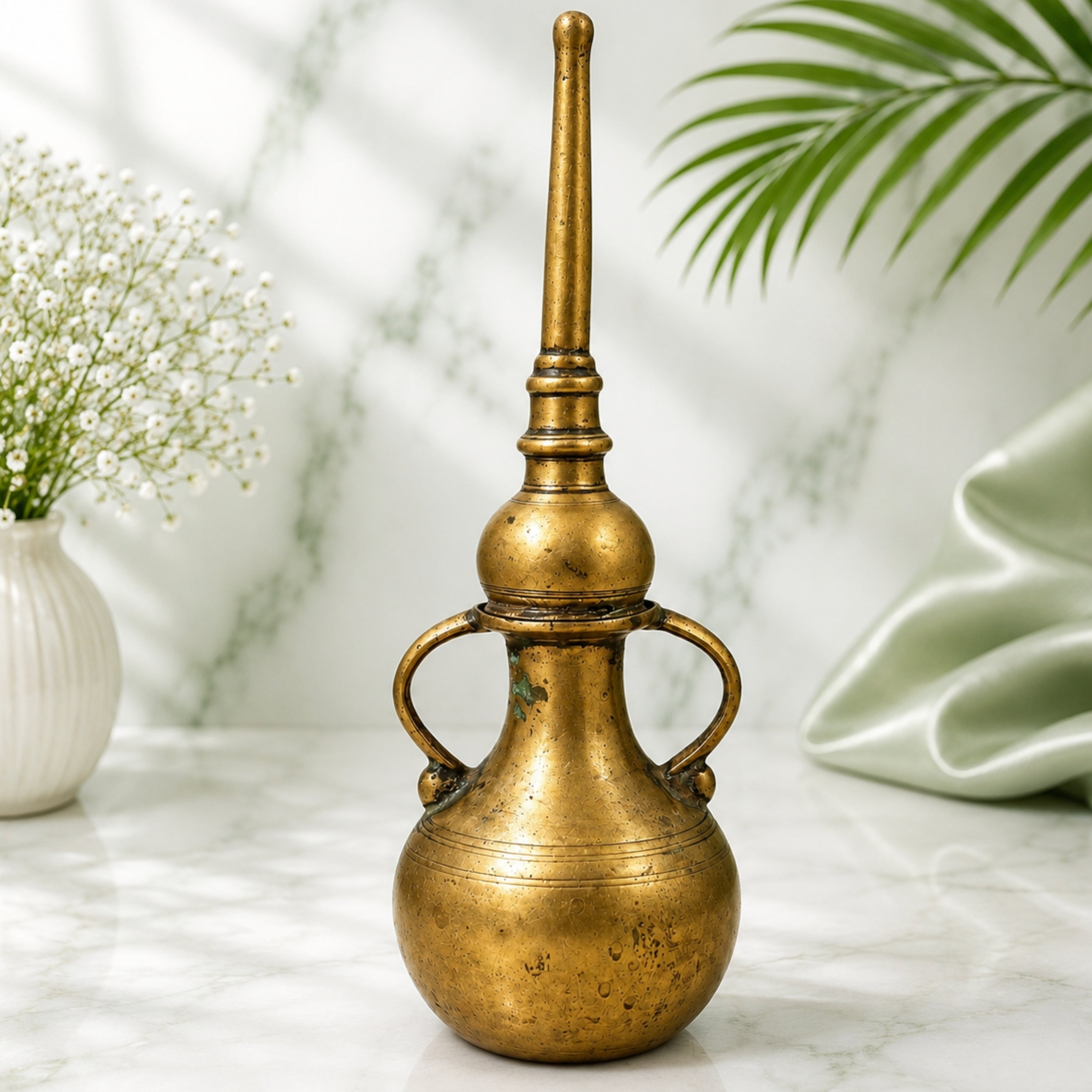 Brass Oil Lamp