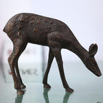 Brass Antiuqe Animal Statues Decoratives- Deer Sculpture, Statue, Home Décor, Gift