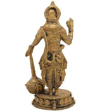 Brass Hanuman Idol for Pooja – Small Maruti Bajrang Bali Statue | Anjaneya Vayuputra Kesari Nandan Murti for Home Temple & Gift (5cm, Peetal),Gold, 2 Inch, 1 Piece