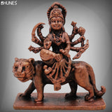 antique brass Mahishasura Mardini sculpture, antique finish Durga Mahishasura murti, artistic Mahishasura Mardini sculpture, auspicious Mahishasura Mardini brass figurine, auspicious Mahishasura Mardini statue, beautifully carved Durga Mahishasura murti, beautifully crafted Mahishasura Mardini brass sculpture, beautifully designed brass Mahishasura Mardini sculpture., brass Durga Mahishasura idol for home, brass Durga statue for home, brass Mahishasura idol for puja, brass Mahishasura Mardini murti for gift