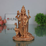 Handcrafted Bronze Panchaloha Raja Murugan Idol – Kartikeya Skanda Subramanya Shanmuga Arumuga Vel Murugan Statue for Home Temple & Gifting
