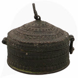 Brass Bastar, Dhokra Sculpture, Handcrafted Peetal Tribal Art Figurine, Traditional Pittal Decor, Black, 4 Inch, 1 Piece