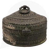 Brass Bastar, Dhokra Sculpture, Handcrafted Peetal Tribal Art Figurine, Traditional Pittal Decor, Black, 4 Inch, 1 Piece