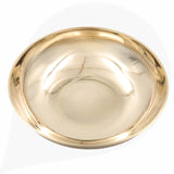 Kansa Bronze Bowl, Panchaloha Pooja Katori for Rituals, Ashtadhatu Decorative Idol, Traditional Indian Puja Bowl,Gold, 1.5 Inch, 1 Piece
