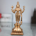 Panchaloha Bronze Vishnu Idol
