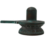 Handcrafted Bronze Panchaloha Shiva Lingam Idol | Authentic Shivling, Mahalingam, Jyotirlingam for Home & Temple Decor,Brown, 3 Inch, 1 Piece