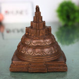 Bronze Panchaloha Shree Yantra, Panchadatu Shri Yantra for Vastu and Spiritual Energy, Handcrafted Sacred Yantra for Home and Office