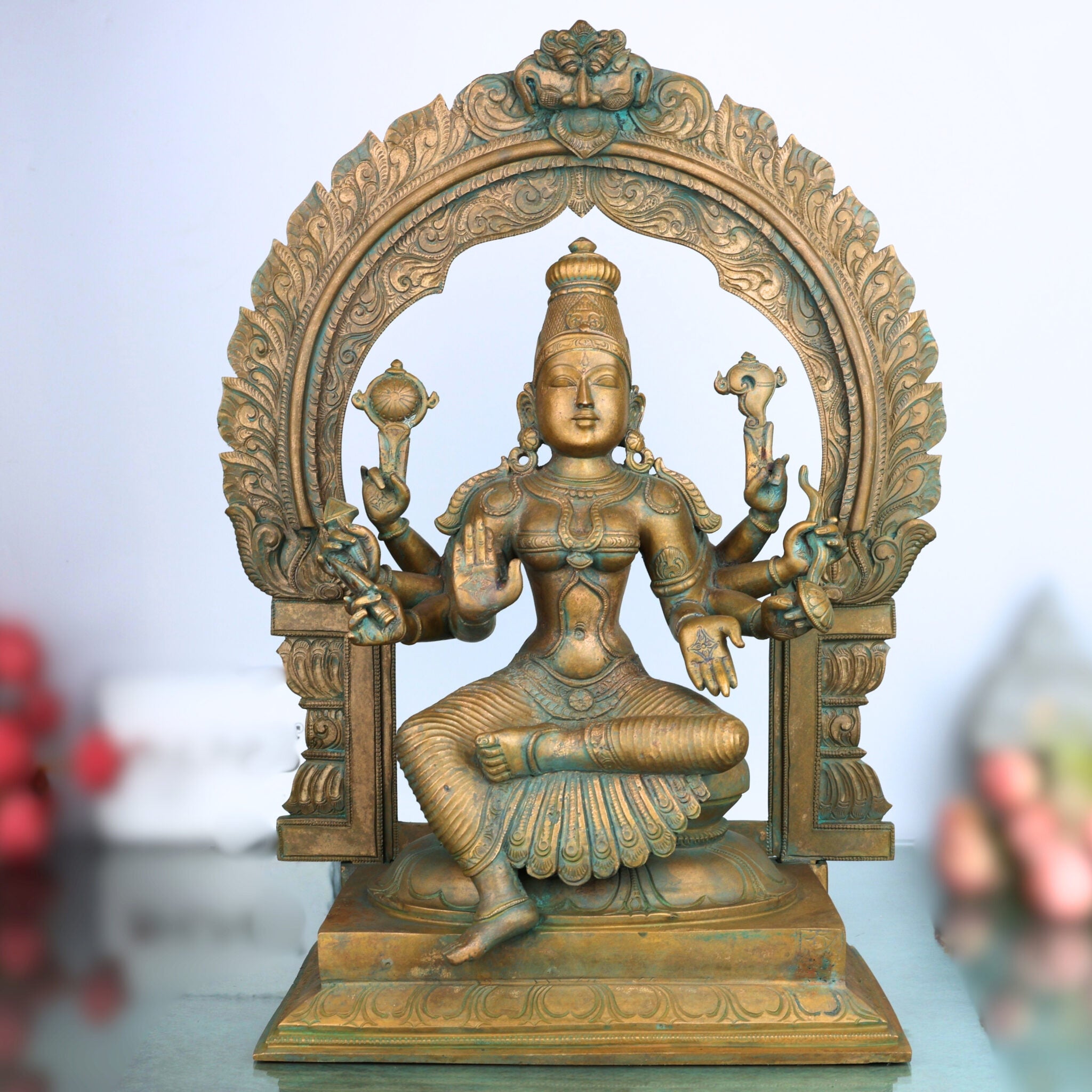 Panchaloha Bhuvaneshwari Idol