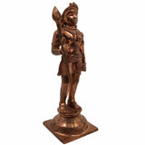 Bronze Bala Murugan Idol, Subramanya Swamy Statue, Shanmukha Vigraham, Kumara Swaminathan Sculpture, Karthikeya Panchaloha Murti, Mahasena Figurine, Gold, 9 Inch, 1 Piece